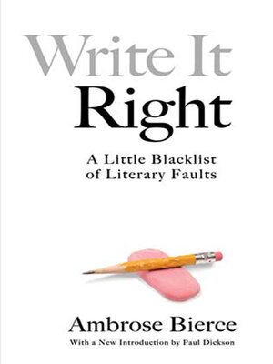 cover image of Write It Right